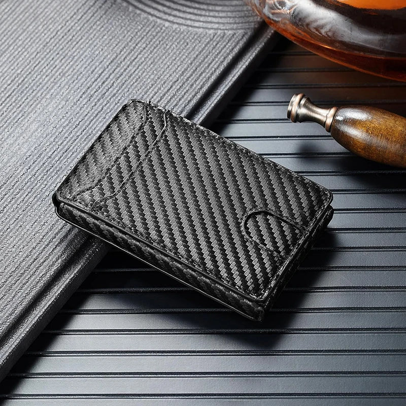 Men Carbon Fiber Wallet